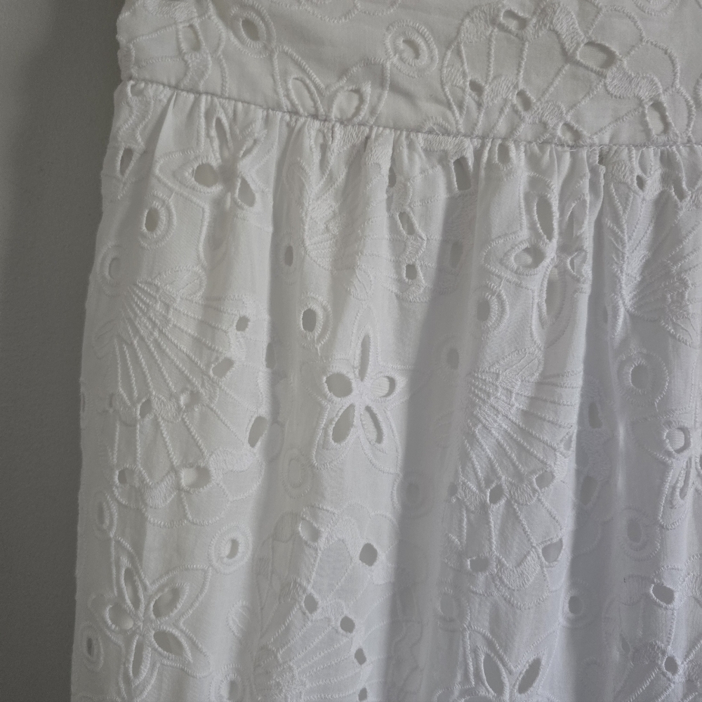 Lilly Pulitzer Winslow Sealife Eyelet Maxi Skirt and Top Set 12 14 - Picture 7 of 14